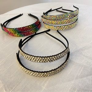 Wholesale Rhinestone Headband Set of 3